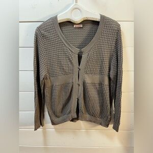 Maison MONTAGUT Brown Cotton Cardigan - Size 3 M/L